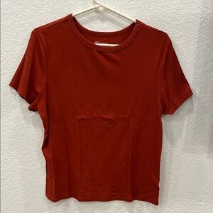 No Boundaries Red Fitted Short Sleeve T-Shirt